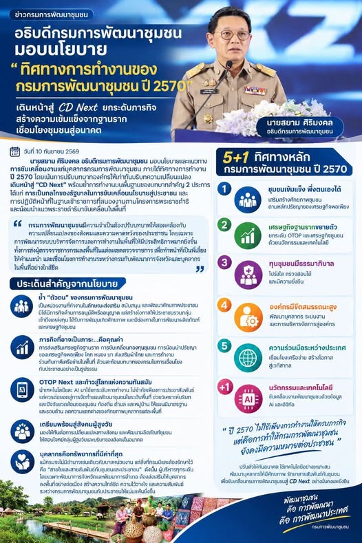 พร้อมสู่การยกระดับภารกิจ สู่ CD Next